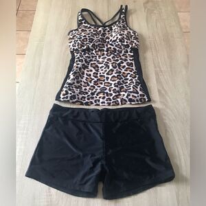 NWOT … REKITA Animal Print Swimsuit